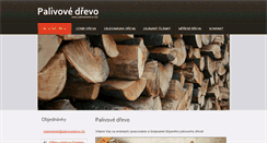 Desktop Screenshot of palivovedrevo.biz